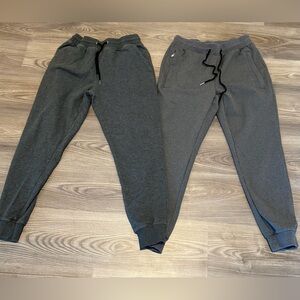U-510 Under 5’10 Gray Flex Jogger Sweatpant lot of 2 Men’s size 30 / 25